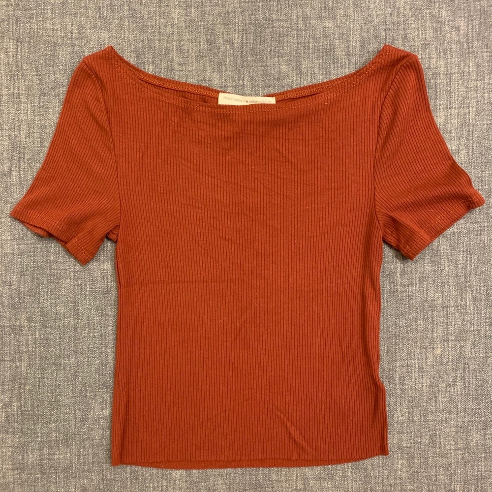 Urban Outfitter Project Social Tee Solid Color Top